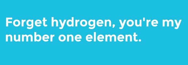 math chemistry pick up lines