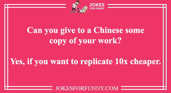 Best Chinese Jokes Direct from China - Find More Puns Here