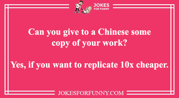 Best Chinese Jokes Direct from China - Find More Puns Here Best Chinese Jokes Direct from China - Find More Puns Here