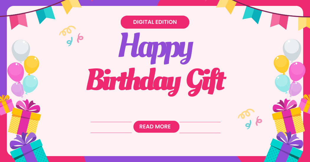 happy birthday digital gift