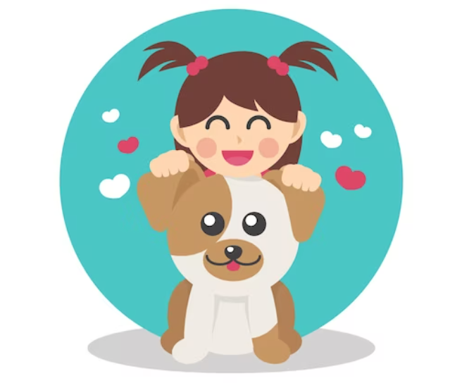 funny kids and dogs pics