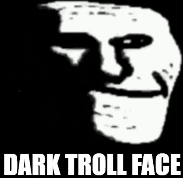 dark troll face