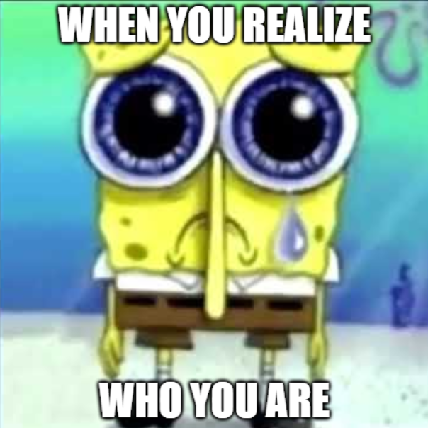 sad spongebob meme