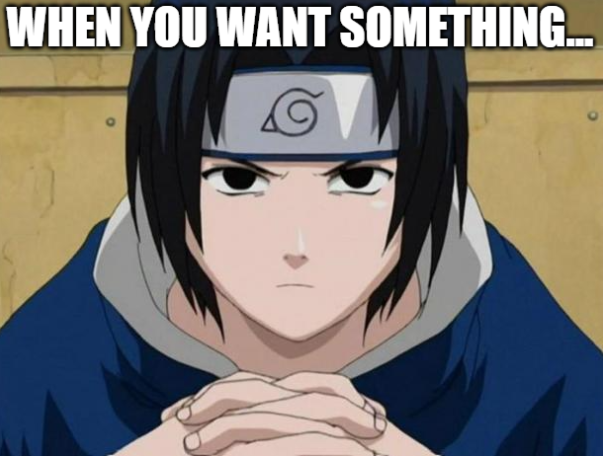 sasuke anime meme