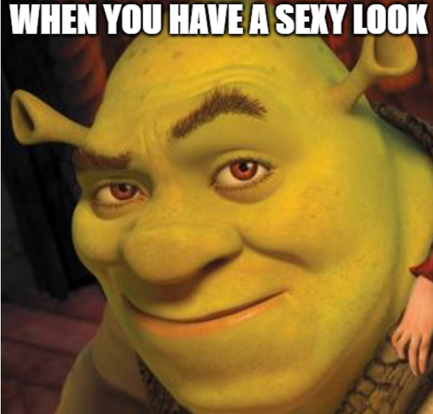 shrek face meme